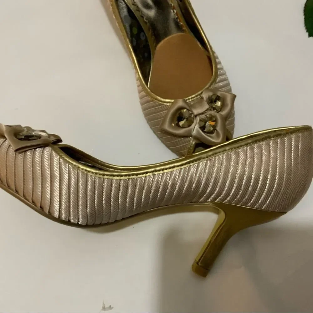 Poetic License Shoes Open-Toe Heels “Girls Best Friend Size 6.5
